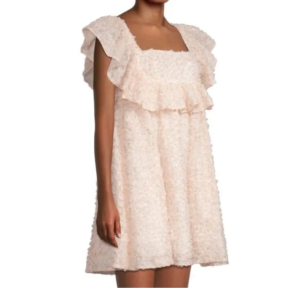 *NEW* BLACK HALO REGGI FLORAL SQUARENECK MINI DRESS - Picture 3 of 12